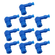 10Pcs Easy Install Rubber Spark Plugs Cap for Reliable-Blue