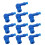 10Pcs Easy Install Rubber Spark Plugs Cap for Reliable-Blue 1