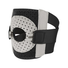 Kniebandage mit seitlichen Stabilisatoren,-schwarzgrau