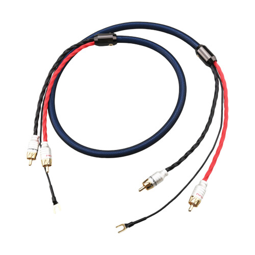 Low Noise 2RCA To 2RCA Interconnection Cable For HiFi-0.5m