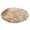 Round Grey Fluffy Area Rug 120x120cm 2