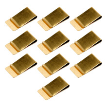 10 stuks notebookpenklem zware metalen penclip-Nee. 2 koperkleur