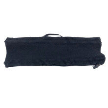 Manchon de protection de bandeau en tissu tricoté respirant-Noir