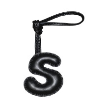 Aesthetic Keychain Charm,Bag Charm Pendants Leather Alphabets-S