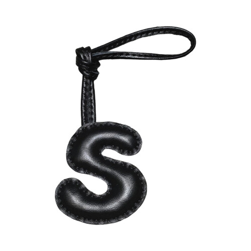 Aesthetic Keychain Charm,Bag Charm Pendants Leather Alphabets-S