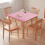Square Elastic Tablecloth 86x86cm Polyester 1