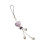 Multifunction Artistic Marble Effect Flower Phone Tether-grey 1