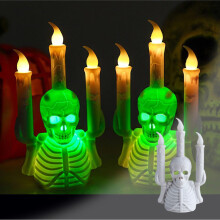 Halloween LED Skull Night Light – Indoor Decoration