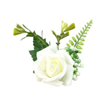 Broche de Corsage de fleur de boutonnière de mariage pour la-3