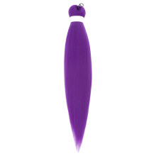 Purple Braiding Hair Extensions – 42 Inch Pre-Stretched,