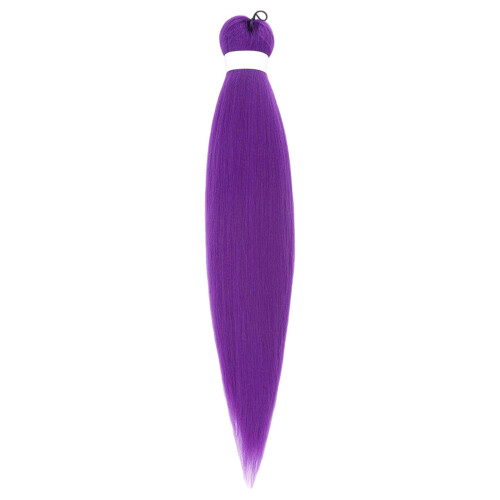Purple Braiding Hair Extensions – 42 Inch Pre-Stretched,
