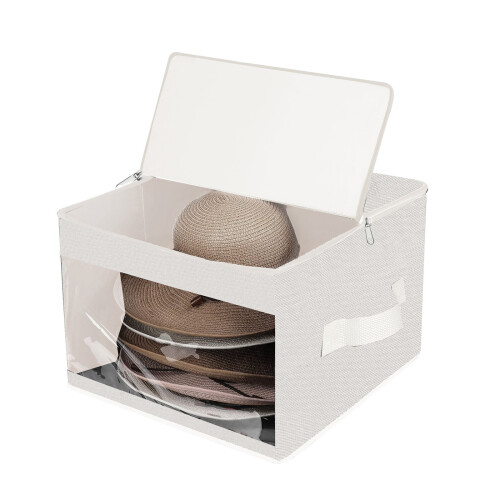 Présentoir de chapeau couvert par tissu adaptable pour la-UN