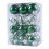 Green Plastic Christmas Tree Ornaments, 24 pcs, 6 cm 1