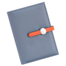 Passports Holder Cover Passports Wallet for-gray blue