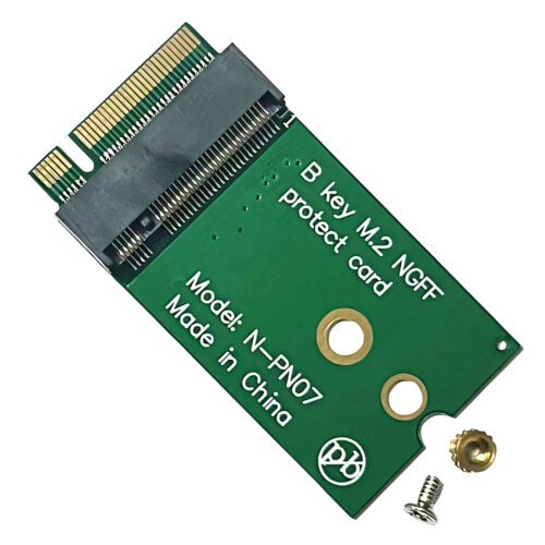 Einfache Installation des M.2 NGFFs B-Key-zu-B-Key-Adapters für