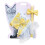 Ensemble de harnais et laisses pour chats, pour petits-Jaune M 1