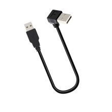 Câble USB2.0 mâle à mâle à vitesse rapide, courbé à- se pencher
