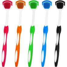 Conjunto de escova e raspador de língua – pacote com 5 peças