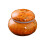 Small Ceramic Urn For Pet And Human Ashes Elegant-Orange 1