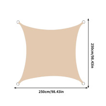 Driehoekig UV-beschermend schaduwdoek 3,5 m