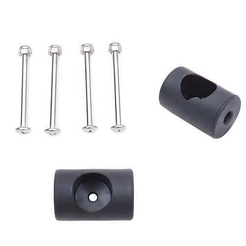 Ensemble de rivets d'aileron de plongée, fixation d'aileron-Noir