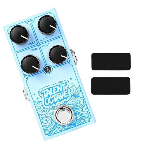 Pédale d'effet de guitare électrique Octave pour un réglage-Bleu