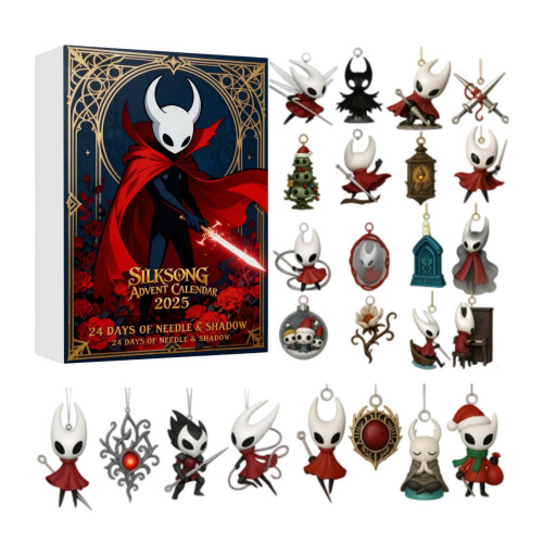 Silksong Adventskalender 2025 – 24 Acryl Ornamenten