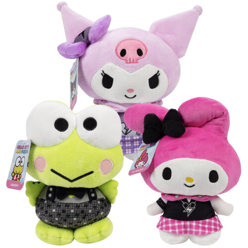 Hello Kitty Friends 8" Punks Plüschtiere 3er-Pack