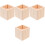 Conjunto de 4 elevadores de cama de madeira para elevar e organizar móveis. 1
