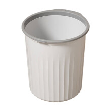 Poubelle de bureau Elainilye blanche, petite capacité 2,3 gallons