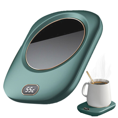 USB Cup Warmer for Ceramic Mugs – 3-Temp Desktop Heater,