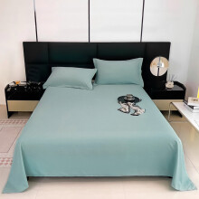 Kingsize microvezel hoeslaken, effen kleur