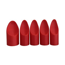 5pcs Lightweight Gardening Finger Gloves With Digging Cots-Red