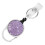 Porte-badge rétractable en strass pour extérieur 1