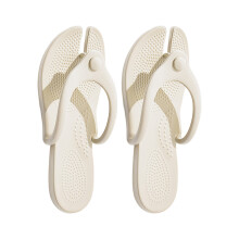 Foldable Flip Flops Nonslip Slippers Shower Shoe For-White S