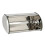 Elegant Metallic Bread Bin For Countertop Spacious Cake 1