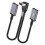 Mehrzweck-USB-zu-Typ-C/USB-Splitterkabel,-2 USB-Winkelbuchsen 1
