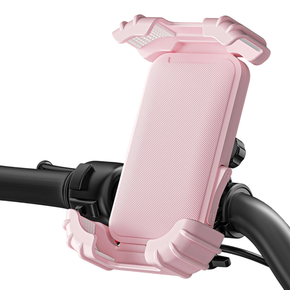 Motorcycle Phone Mount Holder Bike Phone Holder,- Handlebar Pink 7751001416323