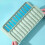 Flexible 11-Slot Ice Cube Tray, Green 1
