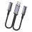 Mobile Phone Adapter USB to Type-2 Type C female  straight head 1