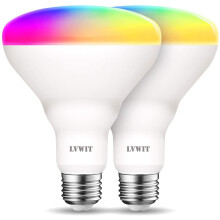 Wi-Fi Smart BR30 Bulb 8.5W 60W Equivalent 2-Pack