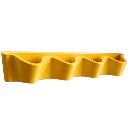 Support mural décoratif avec des designs élégants, idéal-Jaune