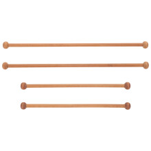 Set di 4 aste in legno per appendere arazzi