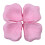 Kunstige rosenblade lyserøde 100 stk. 5x5 cm 1