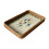 Rattan Shell Tray – Lightweight Plastic Serving Tray 1