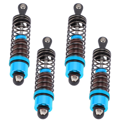 4 Stück 75 mm RC-Auto-Öldämpfer Blaues Dämpfer-Set