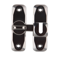 Türriegel - 90/180 Universal (Bohren/Klebemontage) Black
