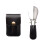 New Foldable Shoe Horn with PU Leather Case Brown 1