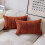 Fall Corduroy Lumbar Pillow Covers 12 x 20 in (2 Pack) 1