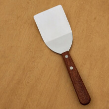 Stainless Steel Brownie Spatula with Wooden Handle